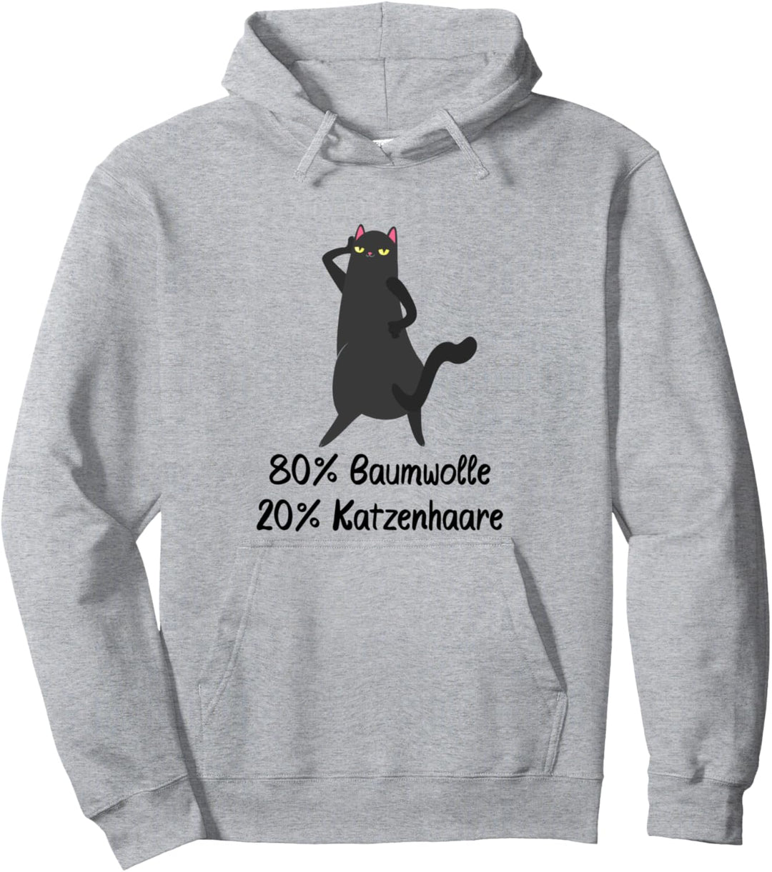 Katzenpulli Katzen Pulli 80% Baumwolle 20% Katzenhaare Pullover Hoodie