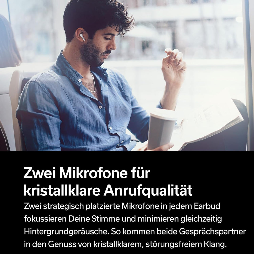Denon AH-C500W True Wireless In-Ear-Kopfhörer, wasserresistente Bluetooth-Kopfhörer mit eingebautem