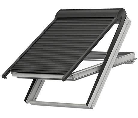 Velux Sparpaket SunProtect - Dachfenster+Eindeckrahmen+Elektro-Rollladen+KUX (55 x 78 CK02, EDZ 0000