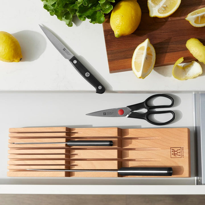 Zwilling 35159-000 Messerblock, Holz, Buche 8-slot Buche, 8-slot Buche
