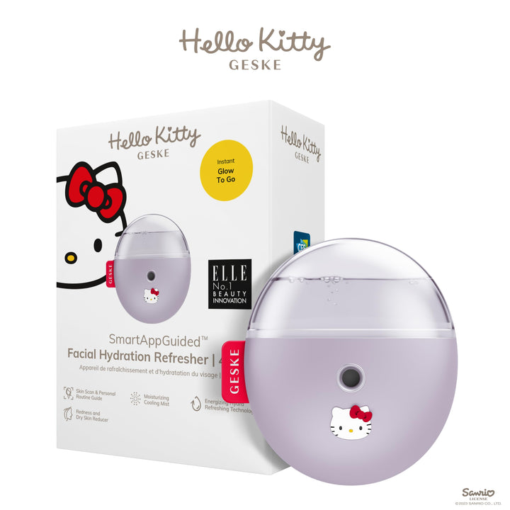 GESKE x Hello Kitty | SmartAppGuided™ Facial Hydration Refresher | 4 in 1 | Wasserzerstäuber | Gesic