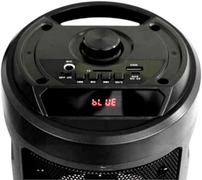 Bluetooth-Lautsprecher – tragbarer Lautsprecher mit Karaoke-Modus und Mikrofon, FM-Radio und USB- un
