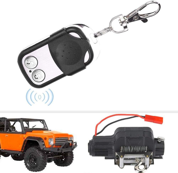 VGEBY Windensteuerung, 1/10 Rc Crawler Windensteuerung Drahtloser Fernbedienungsempfänger Für D90 Sc
