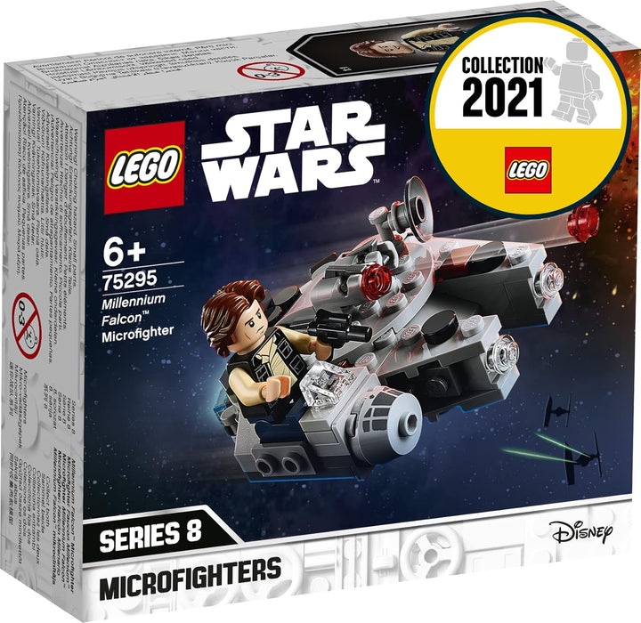 LEGO 75295 Star Wars Millennium Falcon Microfighter Spielzeug mit Han Solo Minifigur für 6-jährige J