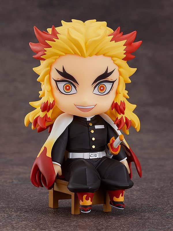 Demon Slayer: Kimetsu no Yaiba Nendoroid Swacchao! Figur Kyojuro Rengoku 9 cm