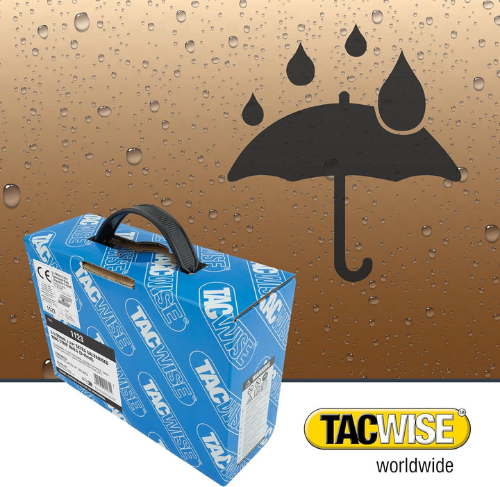 TACWISE 1123 Streifennägel Ring Verzinkt 3,1/90mm (2.200 Stück), Grey, 2200 x 3.1 / 90mm 2200 Stück,