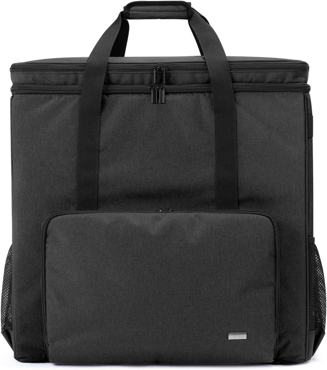CURMIO Doppelschichte Tragetasche für PC Computer, Desktop-Computer-Reisetasche für PC-Gehäuse, Tast