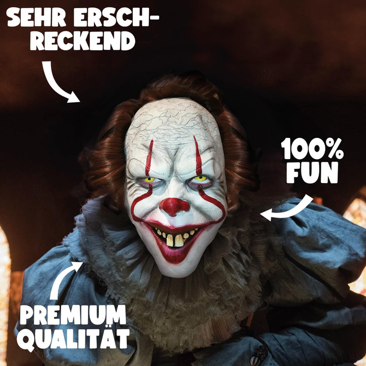 Masken | Premium Qualität | Widerständiger Kunststoff | Halloween, Bak