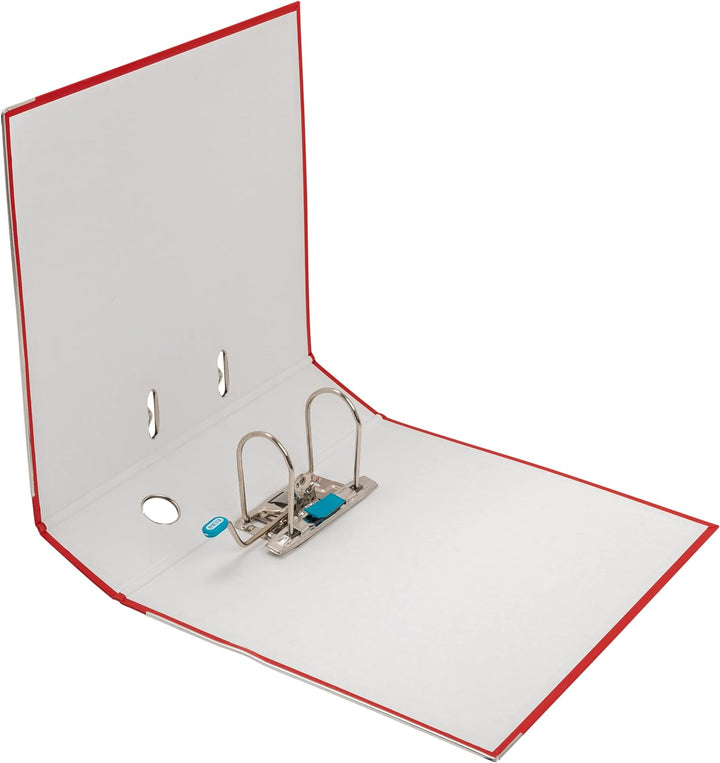 Elba Ordner A4, Smart Pro, 8 cm breit, Kunststoff aussen, rot, 10 Stück rot A4, breit, rot A4, breit