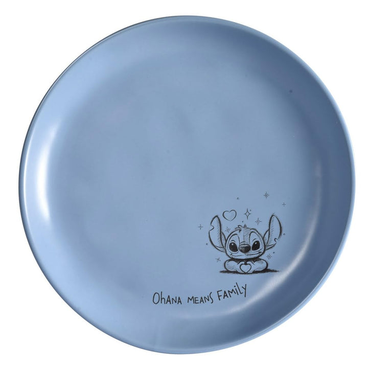 Disney Stitch Kuchenteller 20 cm – Hochwertiges Steingut mit Stitch, mit originellen Zitaten und han