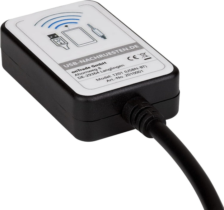 USB-Nachruesten.de | Bluetooth Adapter Auto für Musik Streaming | Plug and Play | Jetzt Lieblingsmus