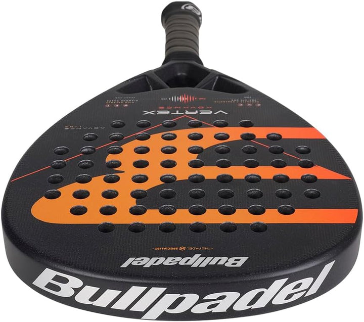 Bullpadel Vertex Advance 2026 Padelschläger, Carbonfaser, Schwarz, Grösse L, Diamantform, für fortge