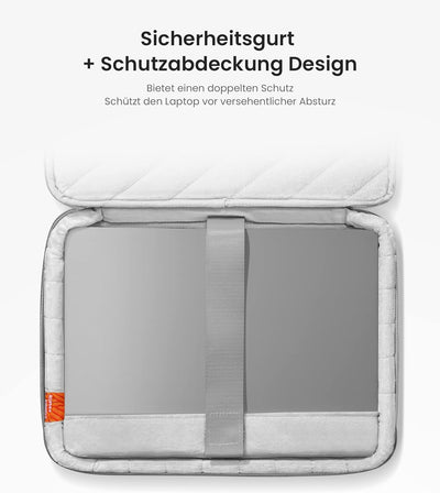 tomtoc 360° Tasche Hülle für 13 Zoll MacBook Air M2/A2681 M1/A2337 2022-2018, 13-Zoll MacBook Pro M2
