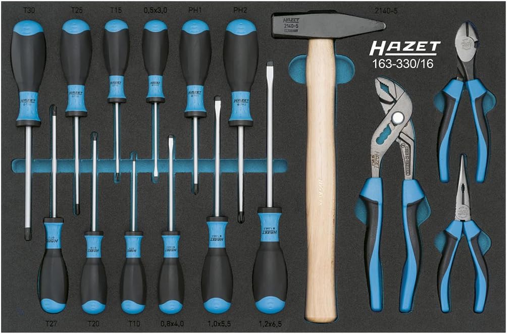 Hazet Werkzeug-Sortiment, 163-330/16, 163-330/16