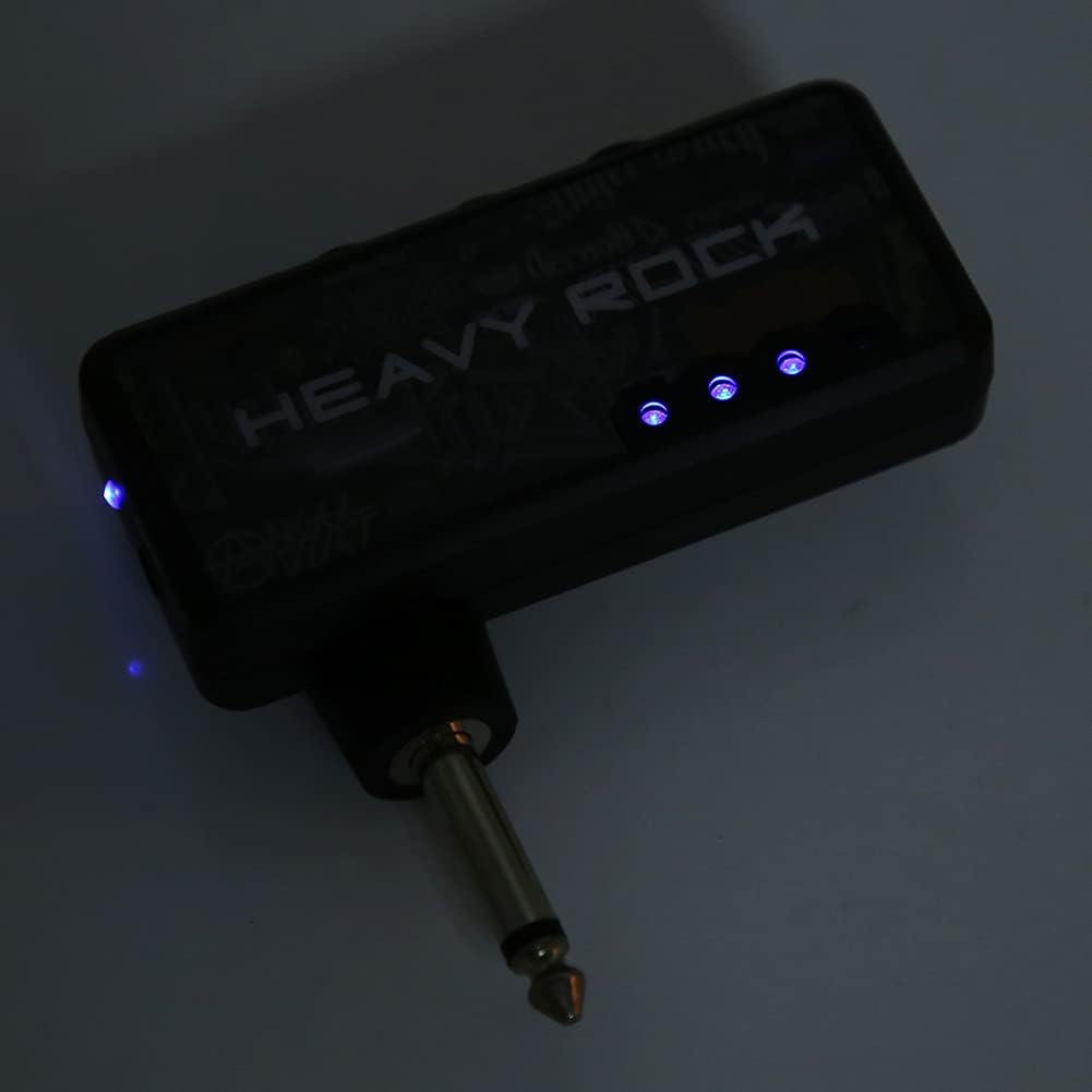 Gitarren-Kopfhörerverstärker, Tragbarer Gitarrenverstärker, Mini-Plug-Gitarrenverstärker, Wiederaufl