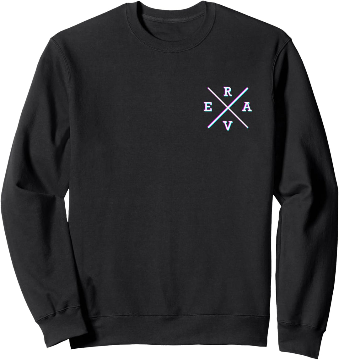 Raver Spruch Rave Hemdtasche Brusttasche Techno Musik Sweatshirt