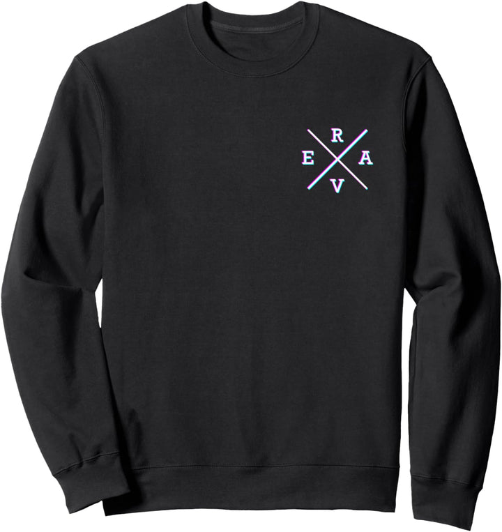 Raver Spruch Rave Hemdtasche Brusttasche Techno Musik Sweatshirt