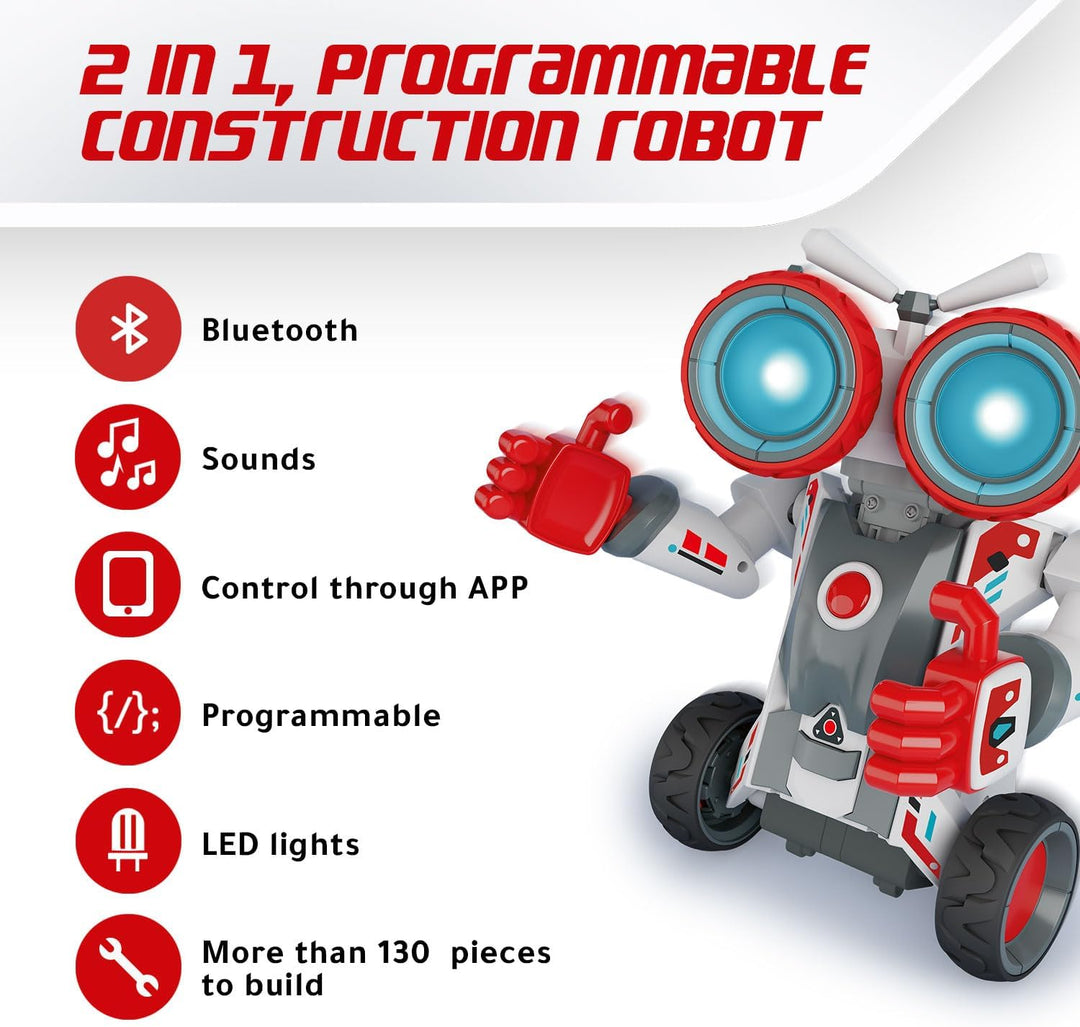 Xtrem Bots - Sam | Roboter Kinder ab 8 Jahre | Roboter Spielzeug | Robot Programmierbar Kinder 200 A