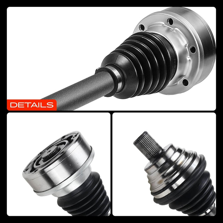Frankberg 1x Antriebswelle Antriebsachse Vorderachse Rechts Kompatibel mit Golf VII 5G1 BE1 BE2 BQ1