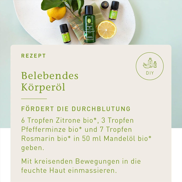 PRIMAVERA Pflegeöl Mandelöl bio 100 ml – naturreine Pflanzenkraft – Glasflasche – Aromaöl, Körperöl,