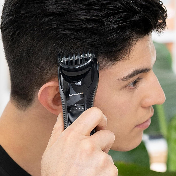 Panasonic ER-GC53 Haarschneider mit 19 Schnittlängen (1-10 mm), waschbar, schwarz