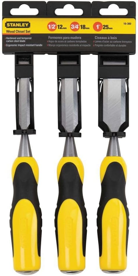 Stanley 16-300 3-Piece Chisel Set-3PC WOOD CHISEL SET