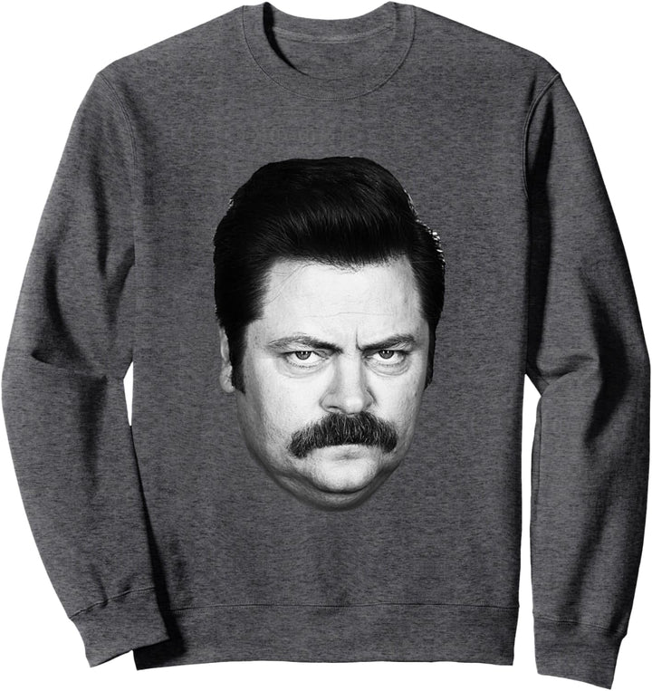 Parks & Recreation Ron Swanson Kopf Sweatshirt