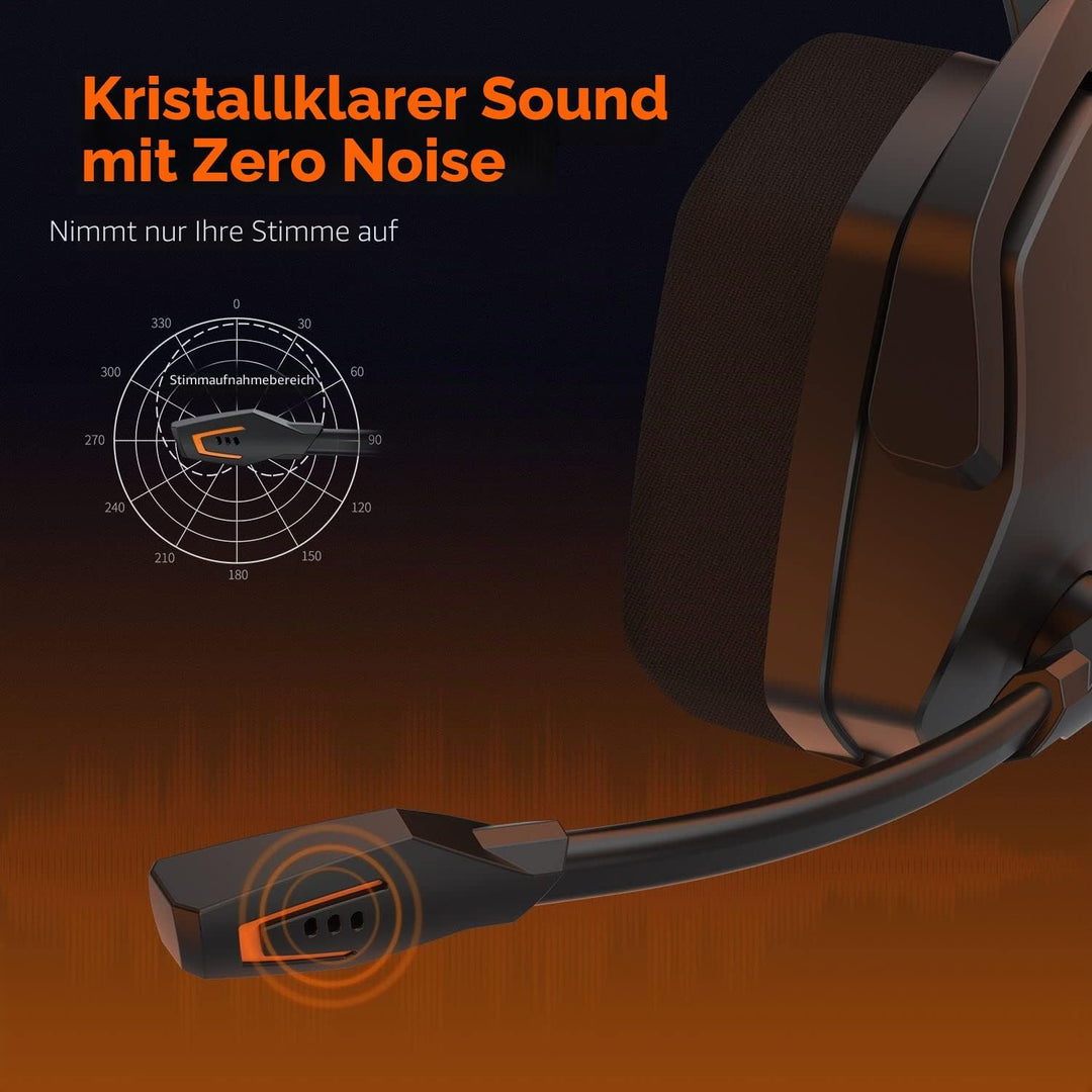 NUBWO N16 Gaming Headset – Mikrofon mit Geräuschunterdrückung, Stereo Sound und Komfortables Design