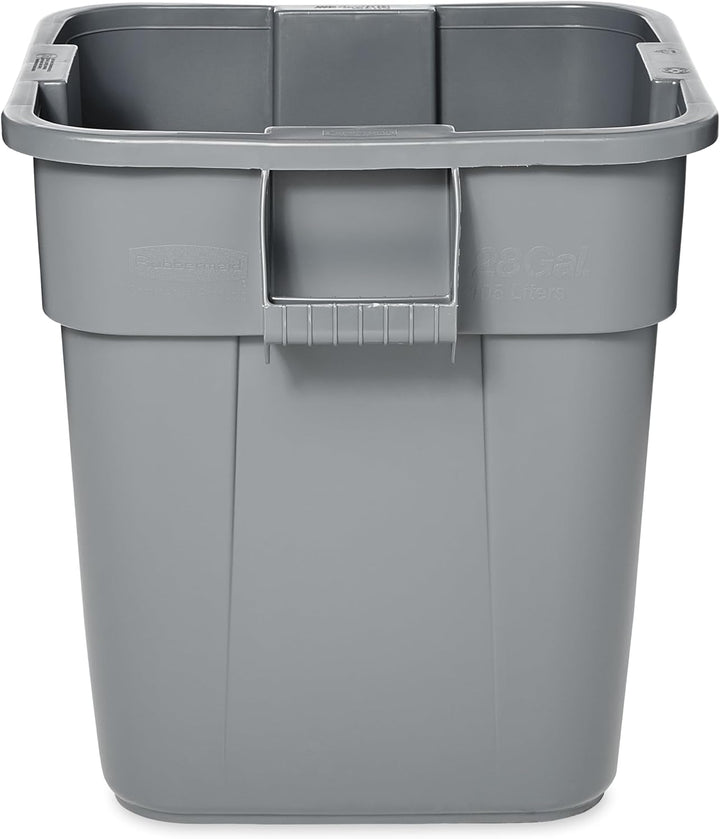 Rubbermaid Commercial Products FG352600GRAY BRUTE Behälter, quadratisch, 106 L, Grau