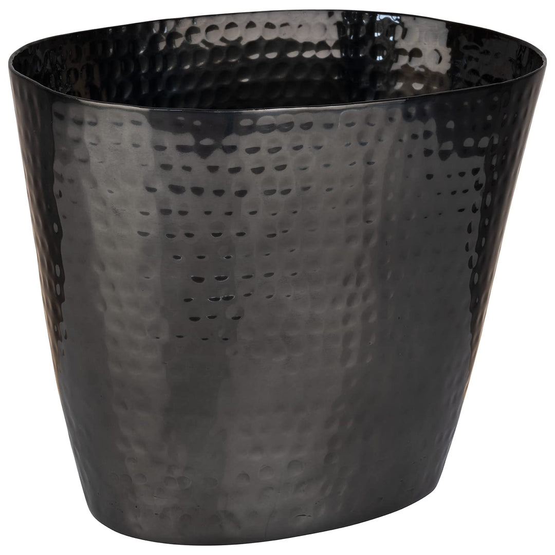 APS 36107 Wein-/Sektkühler "SMALL", Aluminium, für 1 Flasche, 20,5 x 14 x 17 cm, Gunmetal-Look Gunme