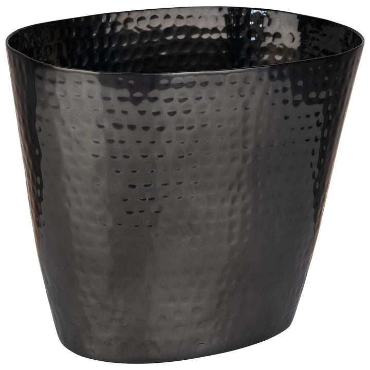 APS 36107 Wein-/Sektkühler "SMALL", Aluminium, für 1 Flasche, 20,5 x 14 x 17 cm, Gunmetal-Look Gunme