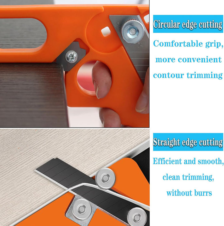 Yuentoen Furnierkantenschneider,Kantenschneider für Umleimer,Edge Banding Trimmer mit 10 Klingen und