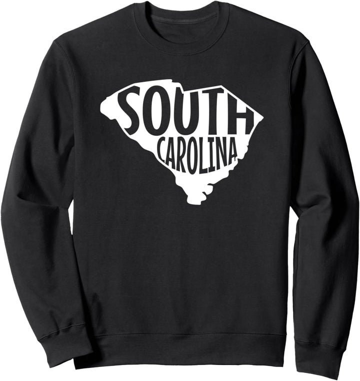 South Carolina Silhouette Art S.C. Souvenir Geschenk Sweatshirt