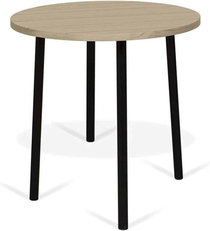 TemaHome, Ply 50 Couchtisch, 50x50x45 cm, Eiche/Schwarz 50 cm, 50 cm