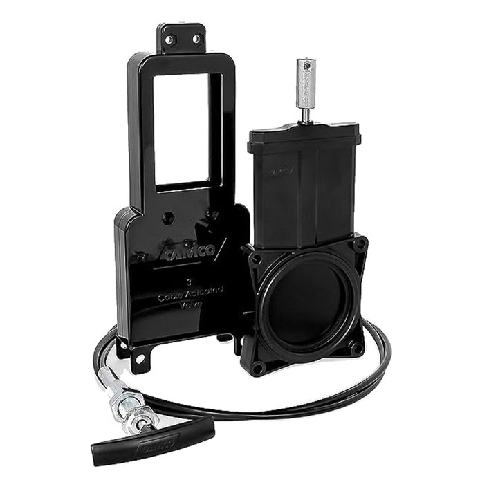 Camco 7,6 cm Wohnmobil-Ablaufventil | mit flexiblem 182,9 cm Kabelverlängerungs-Set | Macht es einfa