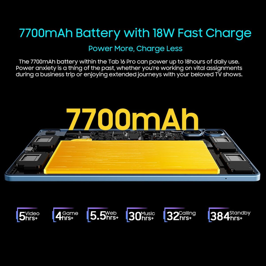 BLACKVIEW TAB 16 PRO (Tablette 4G - 11'' - 8/256GB) Gray