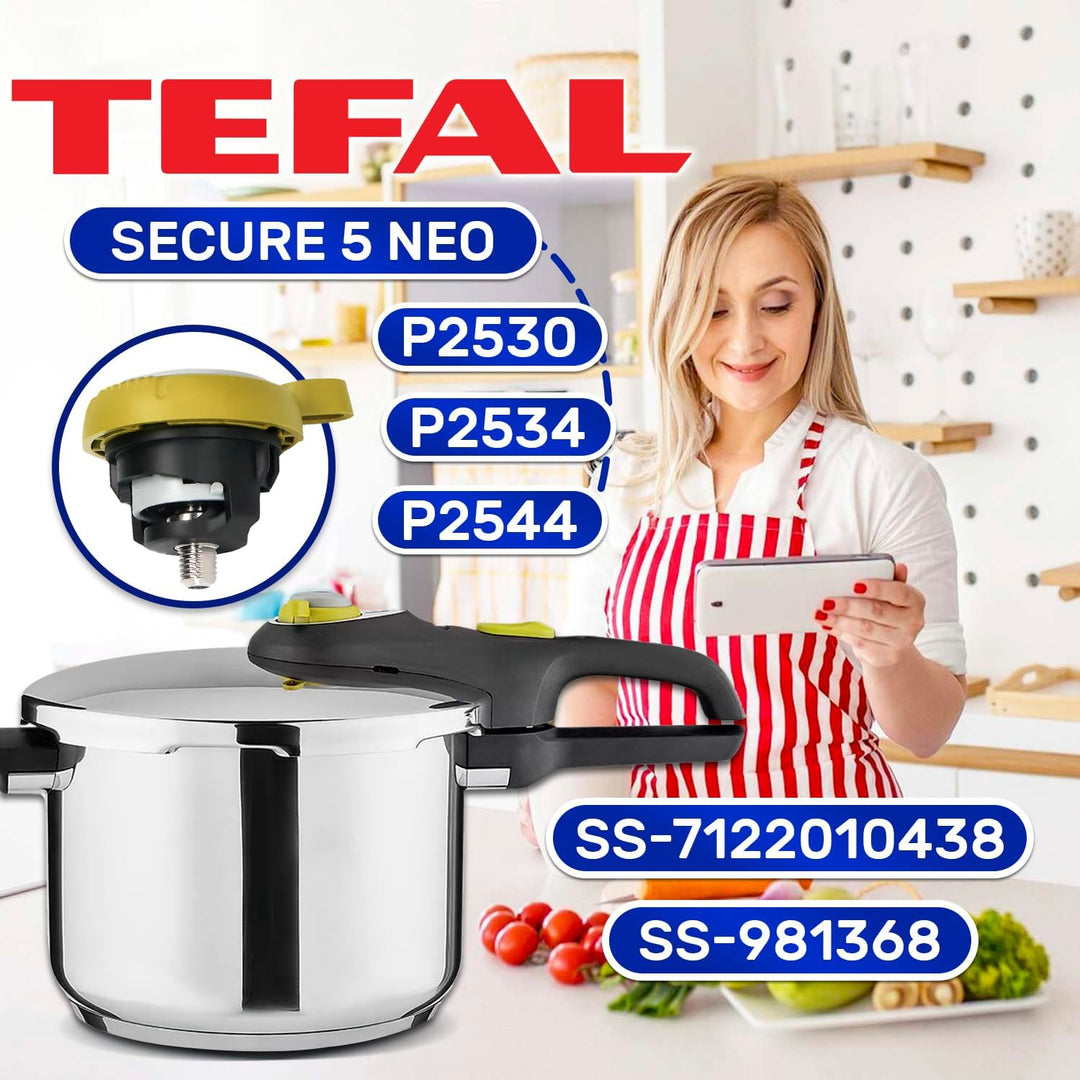 Ventil Schnellkochtopf mit dem Originalcode SS-981368 SS-7122010438 für Tefal Secure 5 NEO - Garanti