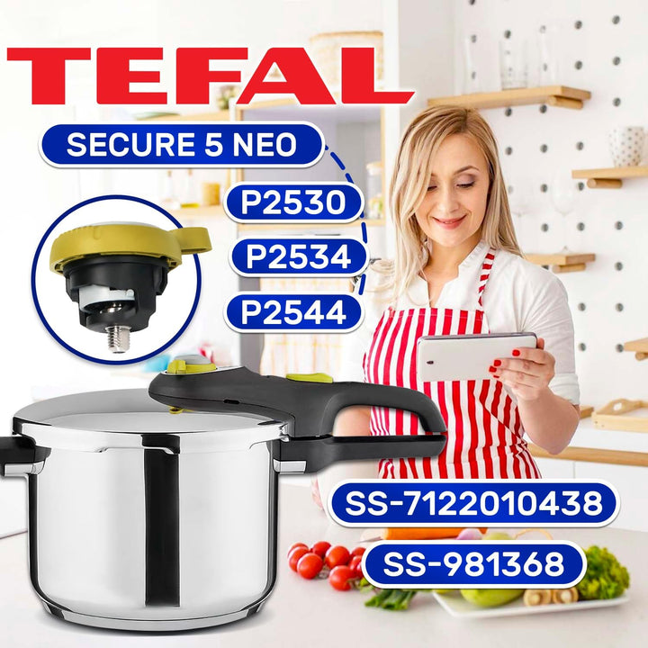 Ventil Schnellkochtopf mit dem Originalcode SS-981368 SS-7122010438 für Tefal Secure 5 NEO - Garanti