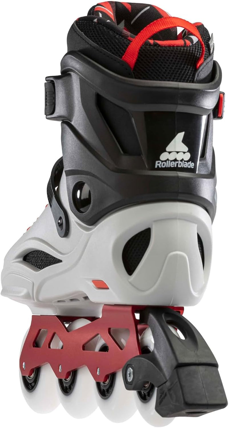 Rollerblade Herren Rb Pro X Inlineskate 280 Grey/Warm Red, 280 Grey/Warm Red