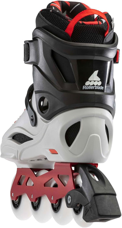 Rollerblade Herren Rb Pro X Inlineskate 220 Grey/Warm Red, 220 Grey/Warm Red