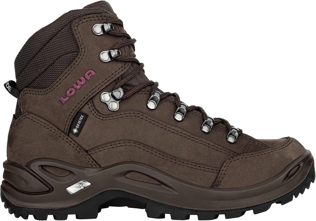 LOWA Renegade GTX MID Unisex Wanderstiefel Outdoor Goretex 37 EU Braun, 37 EU Braun