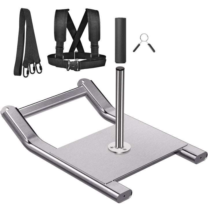 'Kipika Stainless Steel Weight Sled for Fitness Strength Training, Speed Improvement, and Athletic E
