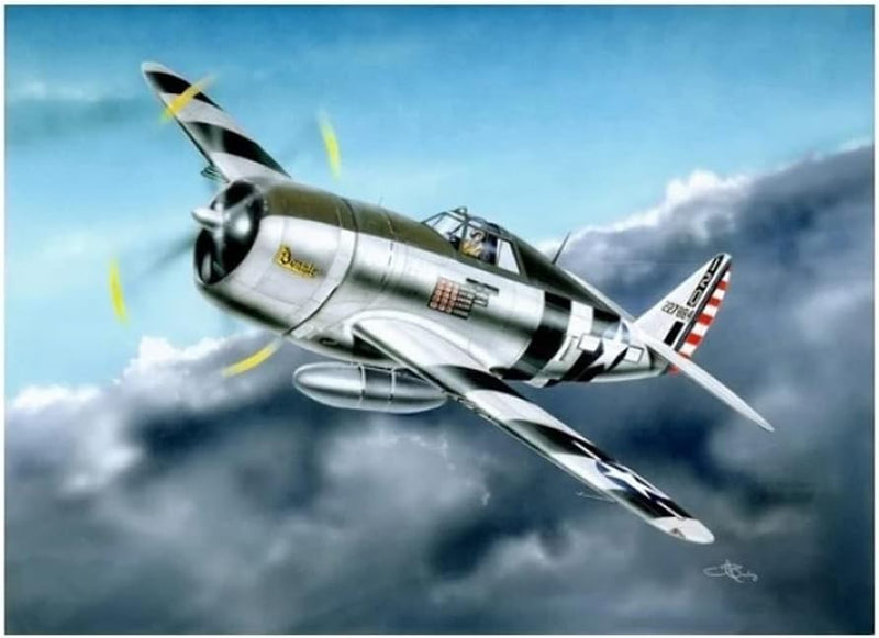 Trumpeter 02262 Modellbausatz P-47D Razorback Fighter, Mittel