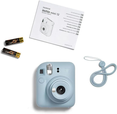 Fujifilm Instax Mini 12 Sofortbildkamera, mit 20 Filmen, Pastellblau