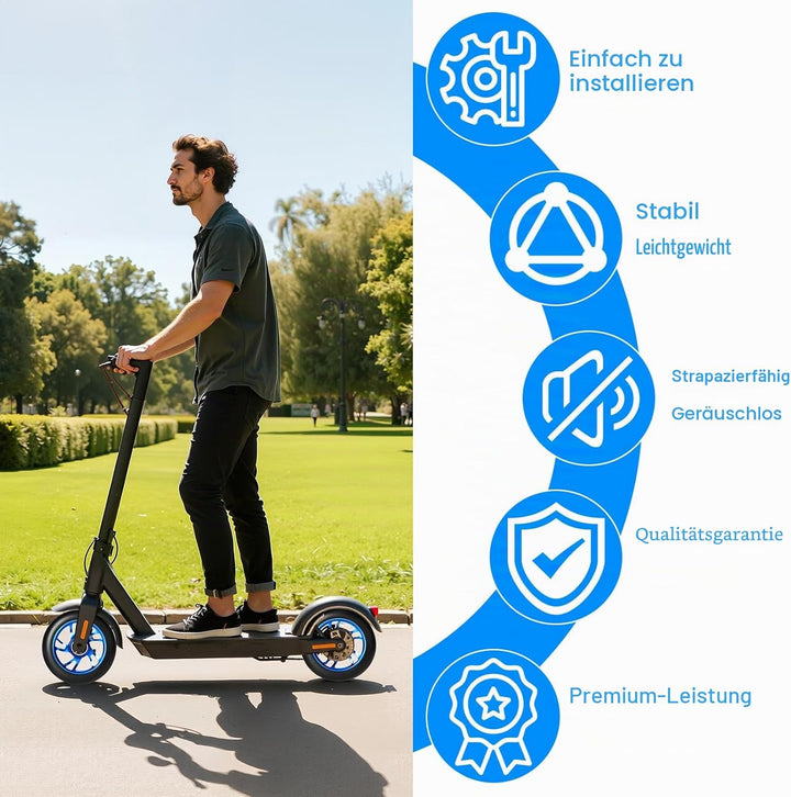 100mm Stunt Scooter Rollen Roller Reifen, 2 Stück Scooter Ersatzräder mit ABEC-9 Lagern, Härtegrad 8