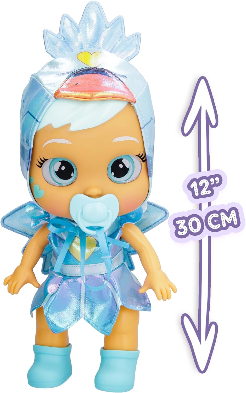 CRY BABIES Stars Sydney - Interactive Puppe, die echte Tränen weint mit ausziehbarem Outfit!-Geschen