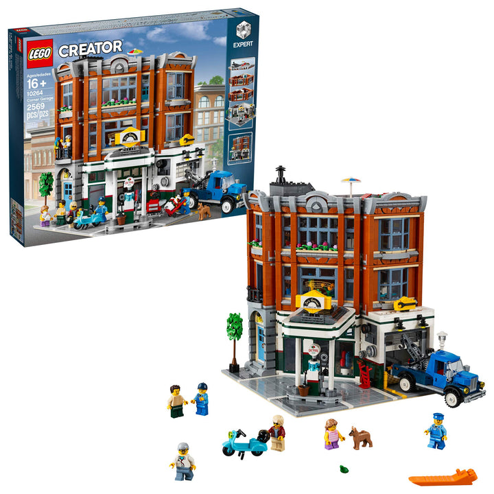 LEGO Creator Expert Corner Garage 10264 Building Kit (2569Piece) Frustfreie Verpackung, Frustfreie V