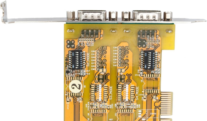 Exsys EX-45032 - 2X Seriell RS-232/422/485 PCIe Karte, POS einstellbar, (FTDI Chip-Set)