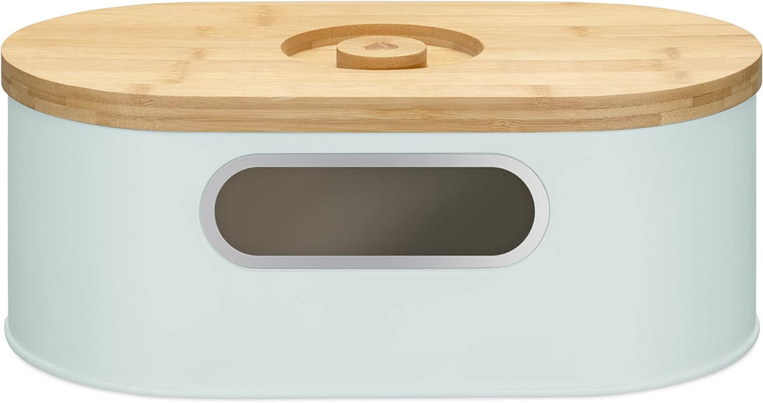 Navaris Brotkasten mit Deckel aus Holz - Brotbox zur Aufbewahrung inkl. Schneidebrett - Brottopf Küc
