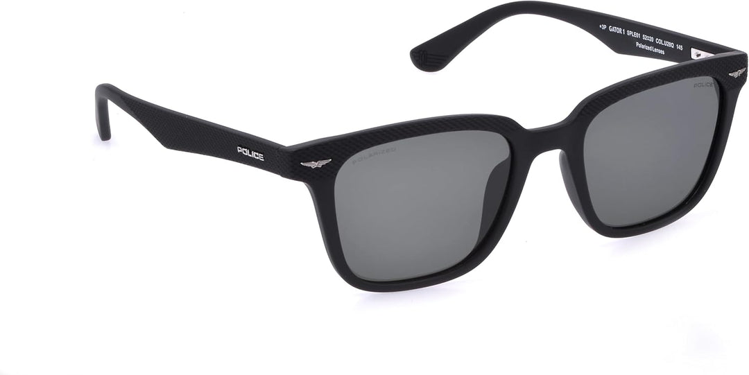 Police Unisex Sunglasses 52 Mattes Schwarz, 52 Mattes Schwarz